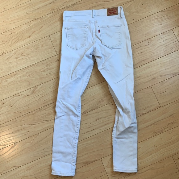 Levi's Denim - white levi’s ripped jeans (barely worn!)